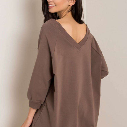 Chic Heart Embellished Paris Sweatshirt For Women Casual