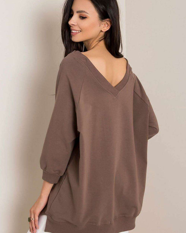 Chic Heart Embellished Paris Sweatshirt For Women Casual