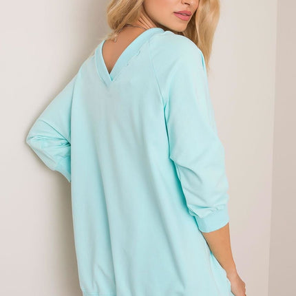 Chic Heart Embellished Paris Sweatshirt For Women Casual