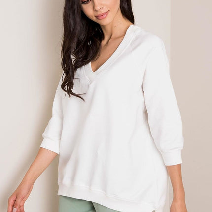 Chic Heart Embellished Paris Sweatshirt For Women Casual