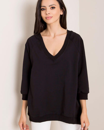 Chic Heart Embellished Paris Sweatshirt For Women Casual