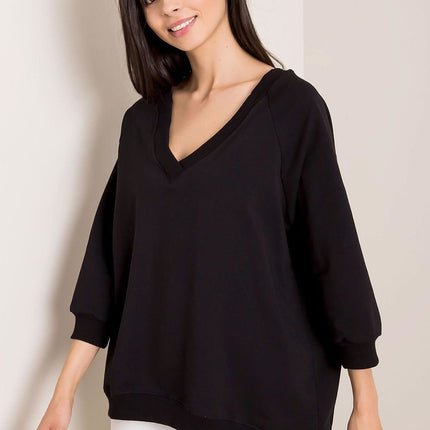 Chic Heart Embellished Paris Sweatshirt For Women Casual