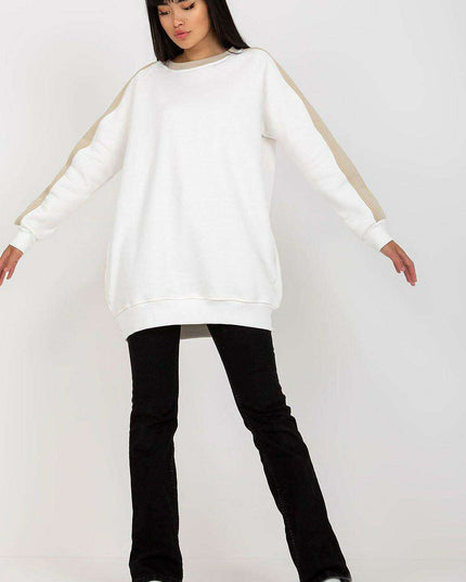 Chic Striped Boat Neck Pullover For Women Casual Cozy