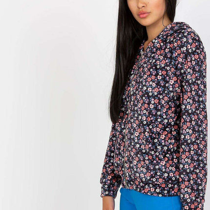 Chic Parisian Zip Up Sweatshirt With Side Pockets For Women