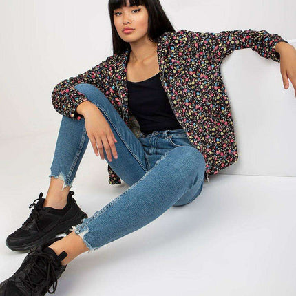 Chic Parisian Zip Up Sweatshirt With Side Pockets For Women