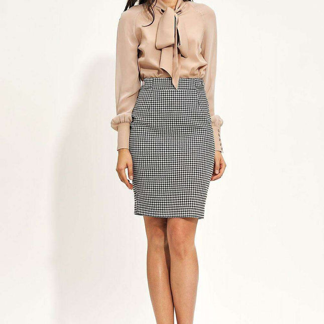 Chic High Waisted Pencil Skirt For Work And Evening