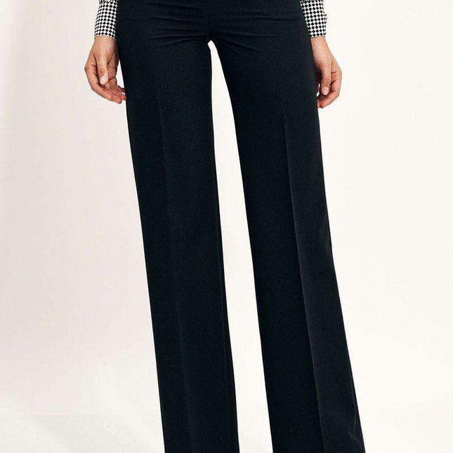 Chic Wide Leg Trousers For Elegant Office And Casual Wear