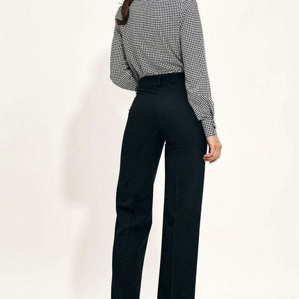 Chic Wide Leg Trousers For Elegant Office And Casual Wear