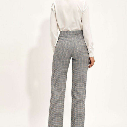 Chic Navy Teal Button Down Blouse With Distinctive Neckline