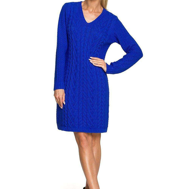 Plaid Knit Comfort Dress