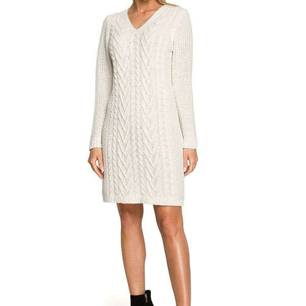 Plaid Knit Comfort Dress