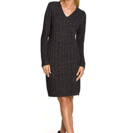 Plaid Knit Comfort Dress