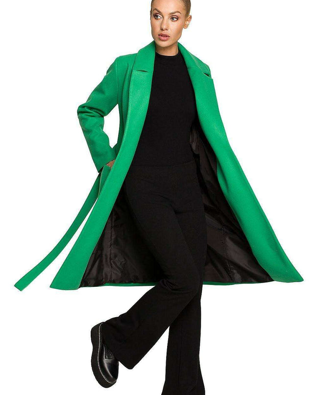 Elegant Fleece Wrap Coat