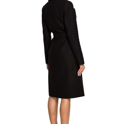 Elegant Fleece Wrap Coat