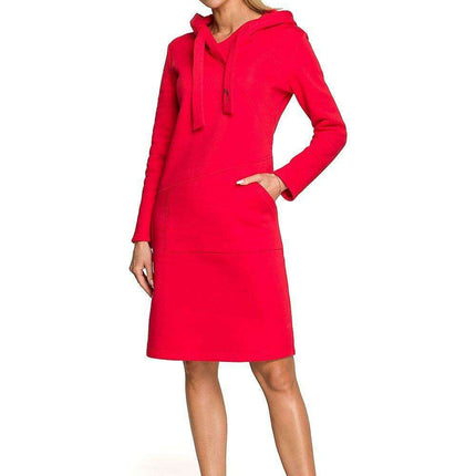 Embroidered Cozy Hoodie Dress for Stylish Winter Comfort