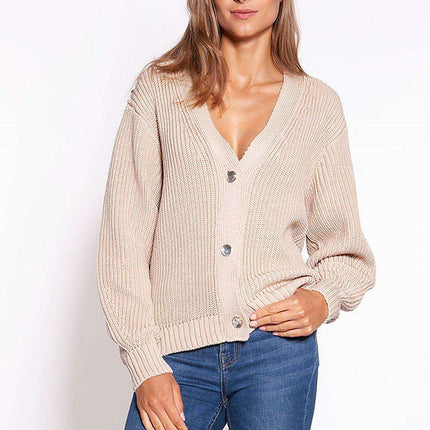 Elegant Comfort Ribbed Cardigan