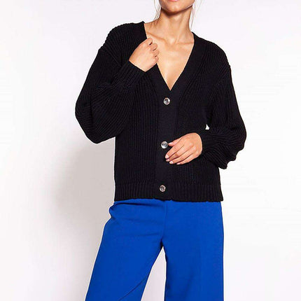 Elegant Comfort Ribbed Cardigan