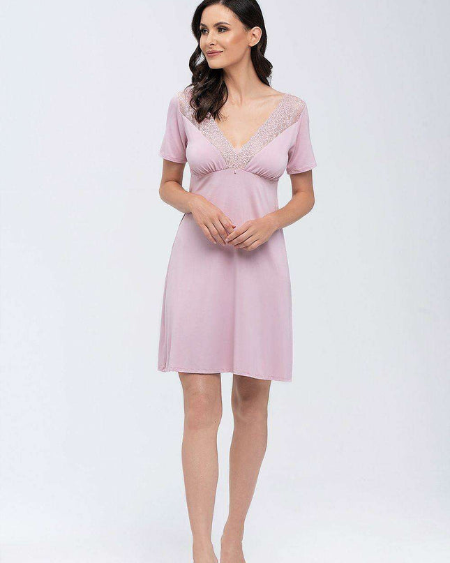Lace-Trimmed Nightgown Babella: Where Comfort Meets Elegance