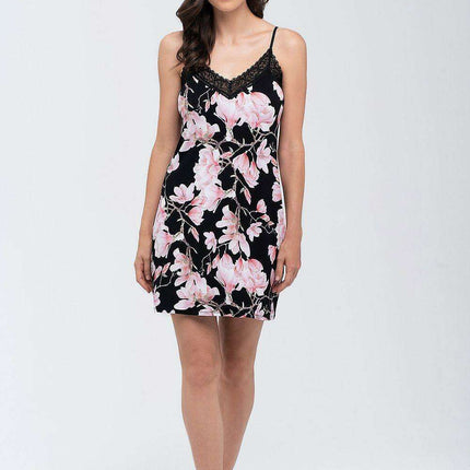 Elegant Floral Lace Nightgown Set