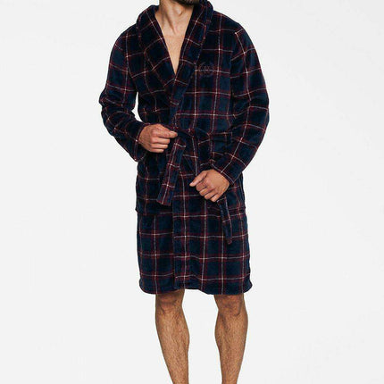 Luxurious Henderson Men's Robe with Belt and Pockets