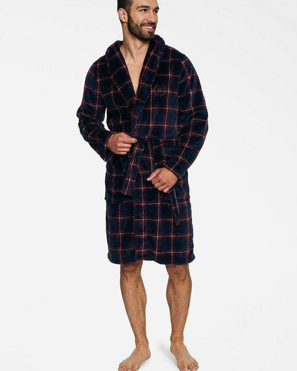 Luxurious Henderson Men's Robe with Belt and Pockets