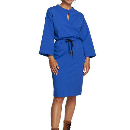 Sporty Chic Knit Midi Dress