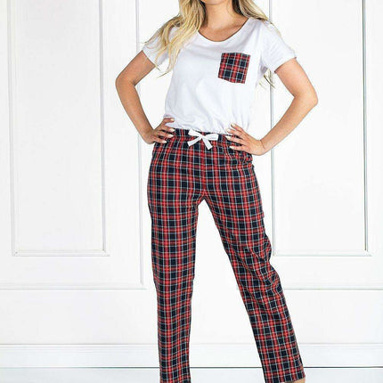 Trendy Checkered Sleep Set for Fashion-Forward Women