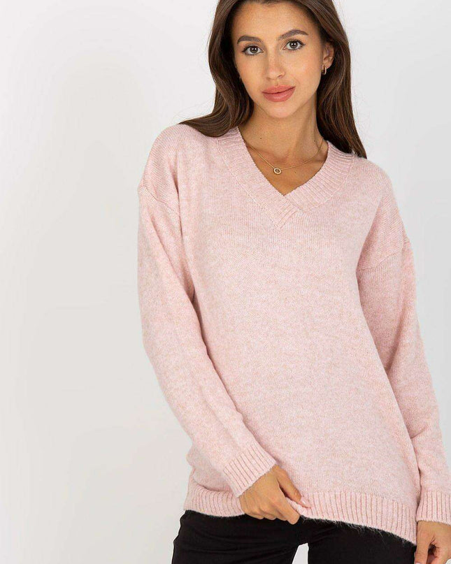 Chic Heart Neckline Sweater for Effortless Style Wardrobe