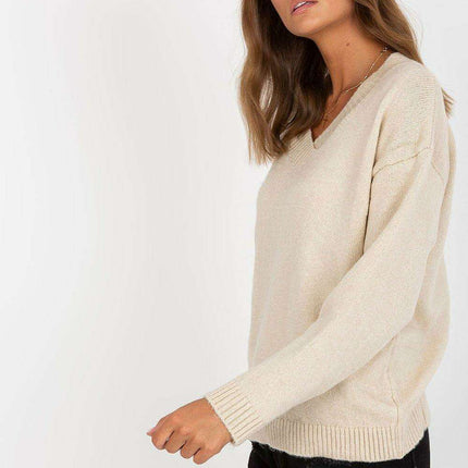 Chic Heart Neckline Sweater for Effortless Style Wardrobe