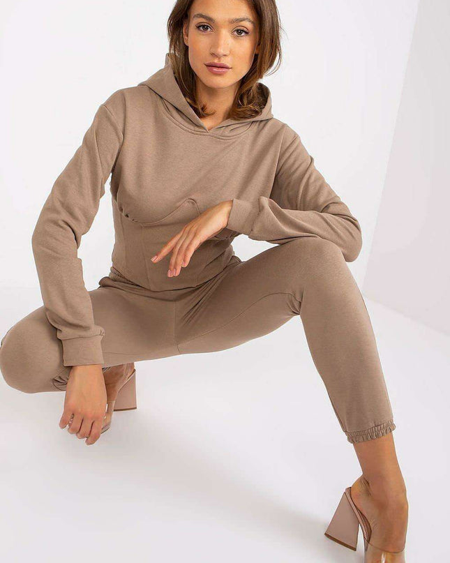 Chic Comfort Hoodie and Pants Ensemble