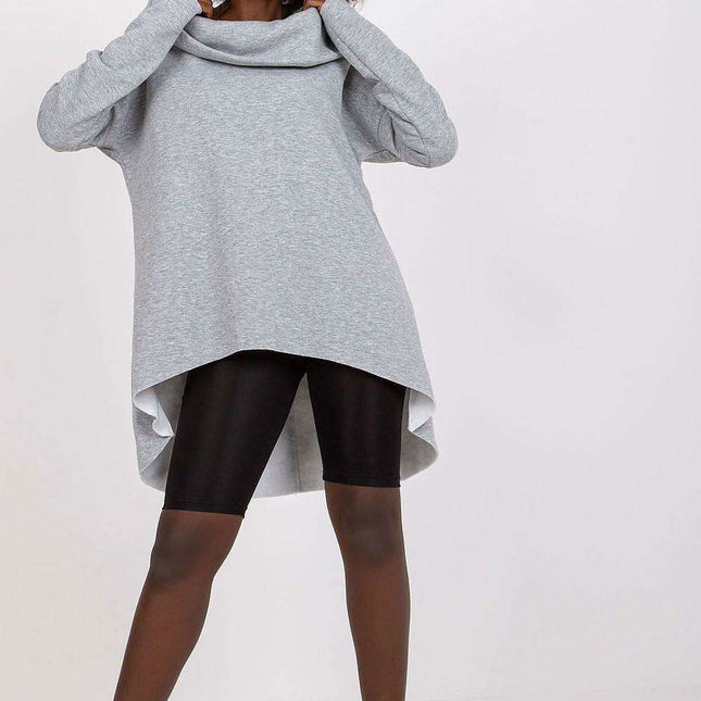 Chic Comfort: Hooded Asymmetrical Sweatshirt for Effortless Style