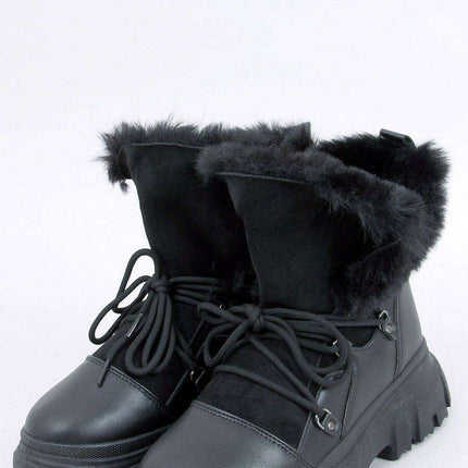 Women's Winter Snow Boots 170433 with Fur Insulation and Sporty Design