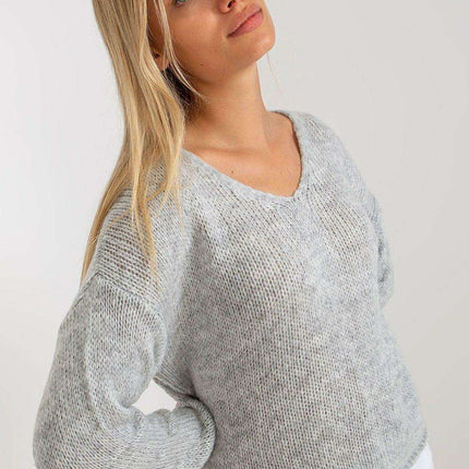 Chic Heart-Neck Sweater