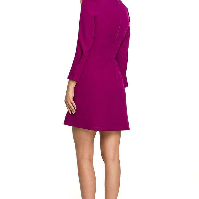 Chic Mini Dress with Stylish Metal Details