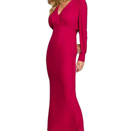 Chic Fishtail Maxi Evening Dress