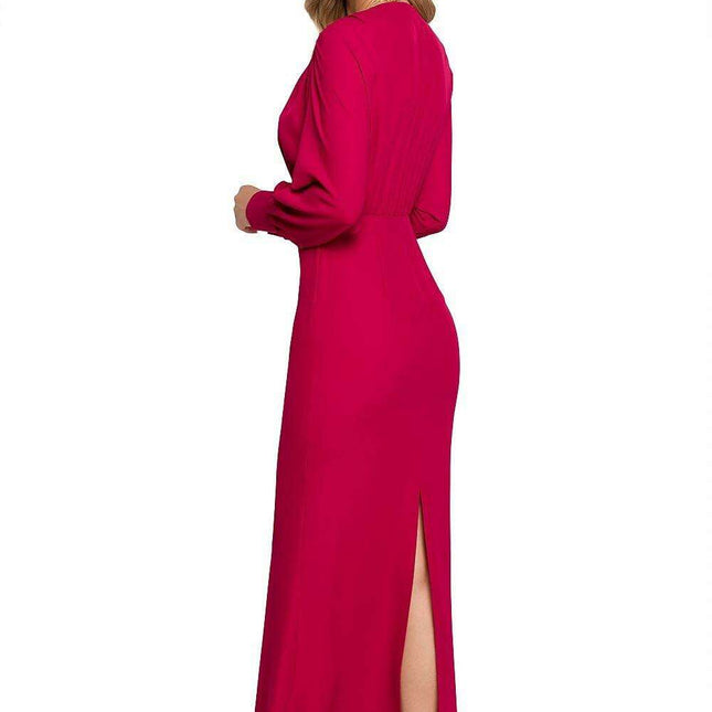 Chic Fishtail Maxi Evening Dress