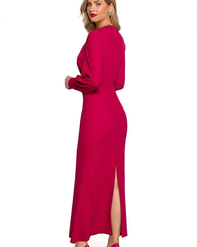 Chic Fishtail Maxi Evening Dress