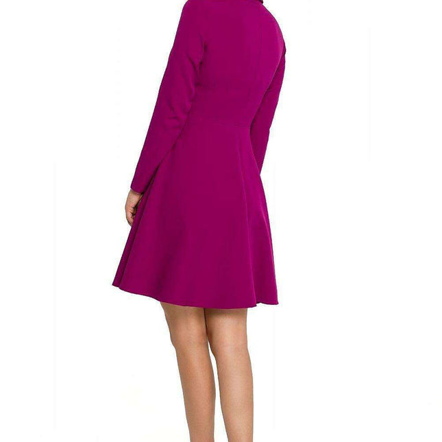 Chic Envelope Neck Flare Dress