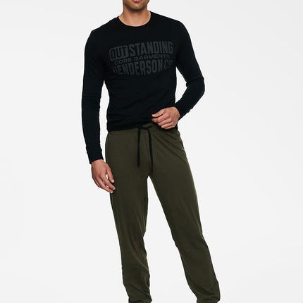 Luxury Emblem Men's Cotton Sleepwear Set by Pyjama Henderson - Très Elite