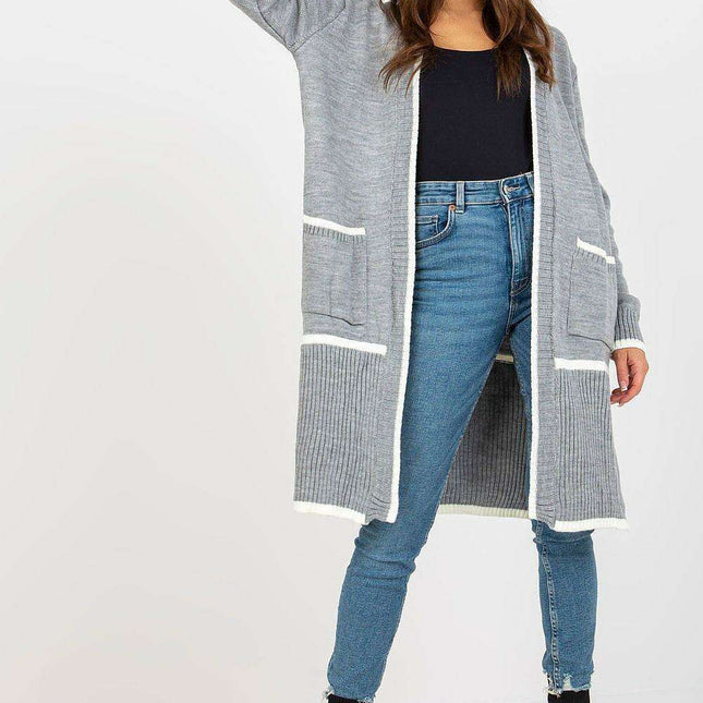 Chic Oversized Parisian Knit Cardigan For Women Cozy