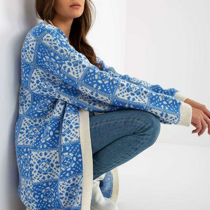 Parisian Elegance Oversized Knit Sweater For Chic Comfort