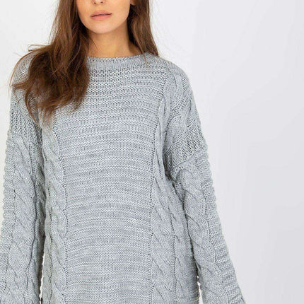 Parisian Chic Oversized Knit Sweater Cozy Warm Pullover