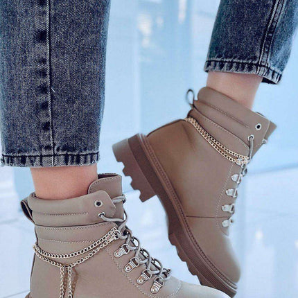 Women's Stylish Trapper Boots - Model 171107