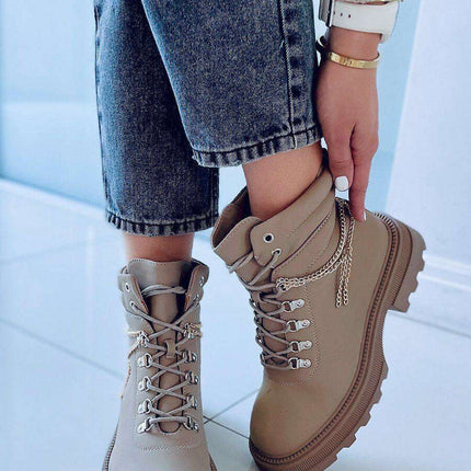 Women's Stylish Trapper Boots - Model 171107