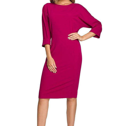 Chic Batwing Sleeve Day Dress