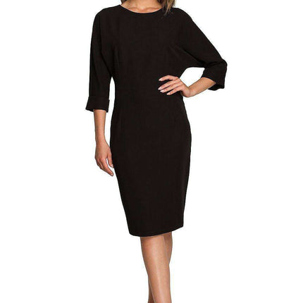 Chic Batwing Sleeve Day Dress