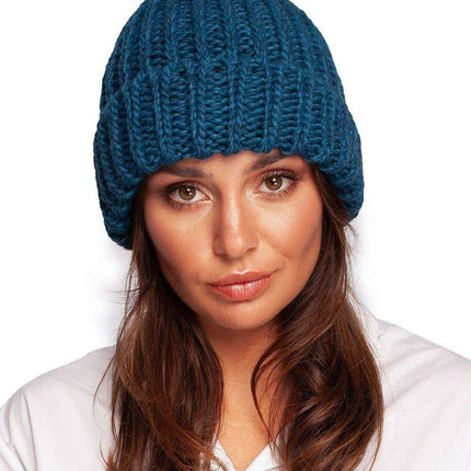 Charming Pom-Pom Knit Beanie