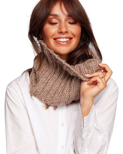 Chic Knit Infinity Scarf for Stylish Winter Warmth