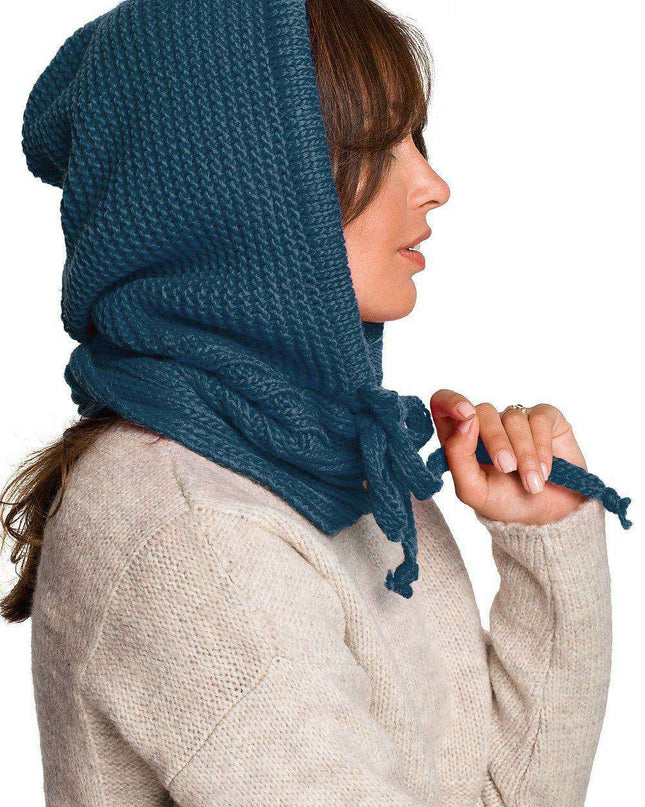 Chic Chimney Knit Loop Scarf