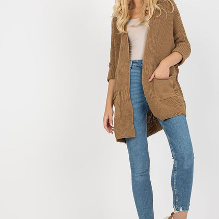 Parisian Cardigan With Pockets Three Quarter Sleeve - Très Elite